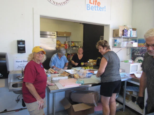 L-R Peggy Hall, Marian Casabonne, Angela Mullin and Kathy Grannon